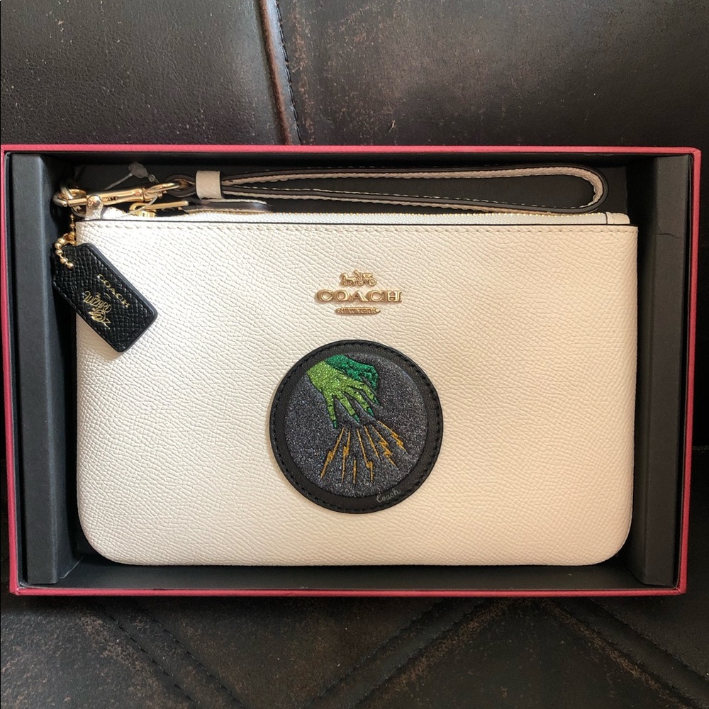 Coach Wizard Of Oz Wicked Witch Leather Wristlet
